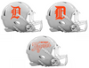 Detroit Tigers Custom Concept White Mini Riddell Speed Football Helmet