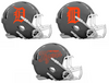 Detroit Tigers Custom Concept Gray Mini Riddell Speed Football Helmet