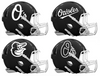 Baltimore Orioles Custom Concept Black Mini Riddell Speed Football Helmet