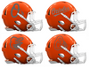 Baltimore Orioles Custom Concept Orange Mini Riddell Speed Football Helmet