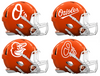 Baltimore Orioles Custom Concept Orange Mini Riddell Speed Football Helmet