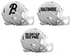 Baltimore Orioles City Connect Custom Concept White Mini Riddell Speed Football Helmet