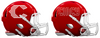 Cincinnati Reds City Connect Custom Concept Red Mini Riddell Speed Football Helmet