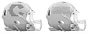 Cincinnati Reds City Connect Custom Concept White Mini Riddell Speed Football Helmet