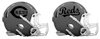Cincinnati Reds Custom Concept Gray Mini Riddell Speed Football Helmet