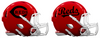 Cincinnati Reds Custom Concept Red Mini Riddell Speed Football Helmet