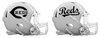 Cincinnati Reds Custom Concept White Mini Riddell Speed Football Helmet