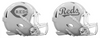 Cincinnati Reds Custom Concept White Mini Riddell Speed Football Helmet