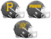 Pittsburgh Pirates Custom Concept Gray Mini Riddell Speed Football Helmet