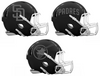San Diego Padres Custom Concept Black Mini Riddell Speed Football Helmet - SportsJewelryProShop