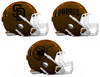 San Diego Padres Custom Concept Brown Mini Riddell Speed Football Helmet - SportsJewelryProShop