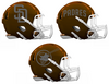 San Diego Padres Custom Concept Brown Mini Riddell Speed Football Helmet - SportsJewelryProShop