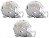 San Diego Padres Custom Concept White Mini Riddell Speed Football Helmet - SportsJewelryProShop