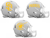 San Diego Padres Custom Concept White Mini Riddell Speed Football Helmet - SportsJewelryProShop