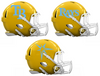 Tampa Bay Rays Custom Concept Yellow Mini Riddell Speed Football Helmet