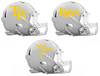 Tampa Bay Rays Custom Concept White Mini Riddell Speed Football Helmet