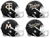 Minnesota Twins Custom Concept Black Mini Riddell Speed Football Helmet