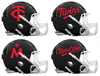 Minnesota Twins Custom Concept Black Mini Riddell Speed Football Helmet