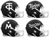 Minnesota Twins Custom Concept Black Mini Riddell Speed Football Helmet