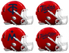 Minnesota Twins Custom Concept Red Mini Riddell Speed Football Helmet