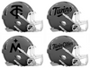 Minnesota Twins Custom Concept Gray Mini Riddell Speed Football Helmet