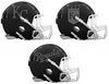 Kansas City Royals Custom Concept Black Mini Riddell Speed Football Helmet - SportsJewelryProShop