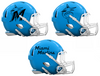 Miami Marlins Custom Concept Light Blue Mini Riddell Speed Football Helmet - SportsJewelryProShop