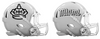 Miami Marlins City Connect Custom Concept White Mini Riddell Speed Football Helmet - SportsJewelryProShop
