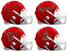 Washington Nationals Custom Concept Red Mini Riddell Speed Football Helmet - SportsJewelryProShop