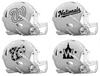 Washington Nationals Custom Concept White Mini Riddell Speed Football Helmet - SportsJewelryProShop