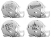 Washington Nationals Custom Concept White Mini Riddell Speed Football Helmet - SportsJewelryProShop