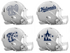 Washington Nationals Custom Concept White Mini Riddell Speed Football Helmet - SportsJewelryProShop