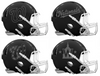 Washington Nationals Custom Concept Black Mini Riddell Speed Football Helmet - SportsJewelryProShop