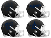 Washington Nationals Custom Concept Black Mini Riddell Speed Football Helmet - SportsJewelryProShop
