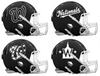 Washington Nationals Custom Concept Black Mini Riddell Speed Football Helmet - SportsJewelryProShop