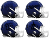 Washington Nationals Custom Concept Navy Blue Mini Riddell Speed Football Helmet - SportsJewelryProShop