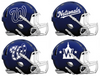 Washington Nationals Custom Concept Navy Blue Mini Riddell Speed Football Helmet - SportsJewelryProShop