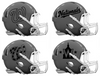 Washington Nationals Custom Concept Gray Mini Riddell Speed Football Helmet - SportsJewelryProShop