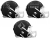 Chicago White Sox Custom Concept Black Mini Riddell Speed Football Helmet - SportsJewelryProShop