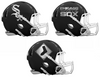 Chicago White Sox Custom Concept Black Mini Riddell Speed Football Helmet - SportsJewelryProShop