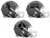 Chicago White Sox Custom Concept Gray Mini Riddell Speed Football Helmet - SportsJewelryProShop