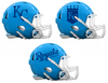 Kansas City Royals Custom Concept Light Blue Mini Riddell Speed Football Helmet - SportsJewelryProShop