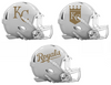 Kansas City Royals Custom Concept White Mini Riddell Speed Football Helmet - SportsJewelryProShop