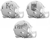 Kansas City Royals Custom Concept White Mini Riddell Speed Football Helmet - SportsJewelryProShop