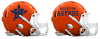 Houston Astros Custom Concept Orange Mini Riddell Speed Football Helmet - SportsJewelryProShop
