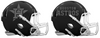 Houston Astros Custom Concept Black Mini Riddell Speed Football Helmet - SportsJewelryProShop