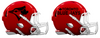 Toronto Blue Jays Custom Concept Red Mini Riddell Speed Football Helmet - SportsJewelryProShop