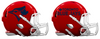 Toronto Blue Jays Custom Concept Red Mini Riddell Speed Football Helmet - SportsJewelryProShop