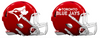 Toronto Blue Jays Custom Concept Red Mini Riddell Speed Football Helmet - SportsJewelryProShop