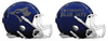 Toronto Blue Jays Custom Concept Navy Blue Mini Riddell Speed Football Helmet - SportsJewelryProShop